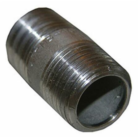 ABSCO 0.5 x 2 in. Stainless Steel Pipe Nipple 209803